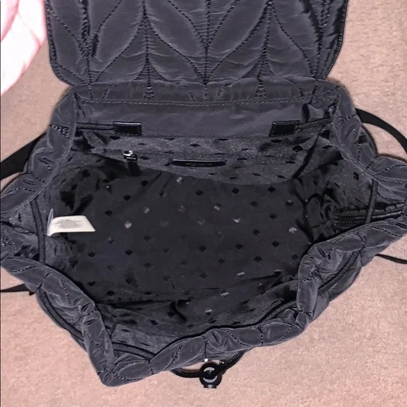 Kate Spade Black Quilted Backpack - Picture 5 of 6